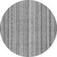 thumbnail image 1 of Ahgly Company Indoor Round Abstract Gray Modern Area Rugs, 4' Round, 1 of 4