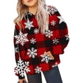 thumbnail image 4 of Sudadera con capucha para niñas y niños, sudadera de manga larga con cuello redondo y estampado de moda, jersey con bolsillo, sudadera de poliéster para niñas, 4 of 8