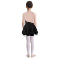 thumbnail image 3 of Xnihocha Kids Girls Sleeveless Rhinestone Shiny Ballet Dress Figure Skating Dress Lyrical Dancewear Black 16, 3 of 7