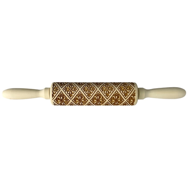 Rodillo De Madera De Navidad Para Hornear Sellos De Galletas Rodillo Grabado En Relieve Rodillo Cuadrado Molde Para Galletas Herramientas De Cocina Scienceny HA038727-00