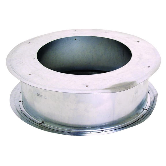 Thmbl Wall 6In 3-1/4In 8-1/2In American Metal Misc Stove Pipe Parts 6EWT