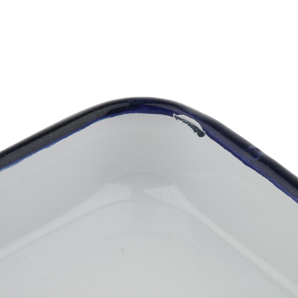 Cabilock Plateau De Laboratoire Rectangulaire En émail Stérilisé Avec