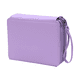 thumbnail image 1 of Estuche para lápices de colores de piel sintética con compartimentos, prácticos estuches grandes para lápices de acuarela, lápices normales, color morado, 1 of 5