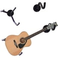 thumbnail image 3 of Soporte de pared para guitarra Orgrimmar Guitarra acústica/eléctrica/clásica, ukelele, banjo y colgador de pared Soporte horizontal para guitarra Soporte para bajo Gancho para rack, 3 of 5