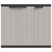 vidaXL Outdoor Storage Cabinet with Utility Garden Patio Furniture