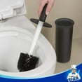 thumbnail image 2 of MR. SIGA Brosse pour Cuvette et Support pour Salle de Bain, Noir, Lot de 2, 2 of 7