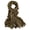 Coffee color, variant on Lynono Stylish Leopard Print Tie Dying Long Scarf Soft Polyester Silk Scarf Shawl Headwrap For Women Men Fashion Accessories