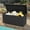 Black, variant on Uforic 260-Gallon Wicker Outdoor Deck Boxes with Waterproof Liner Bag, Rattan Storage Bin, Large Storage Deck Box - Black