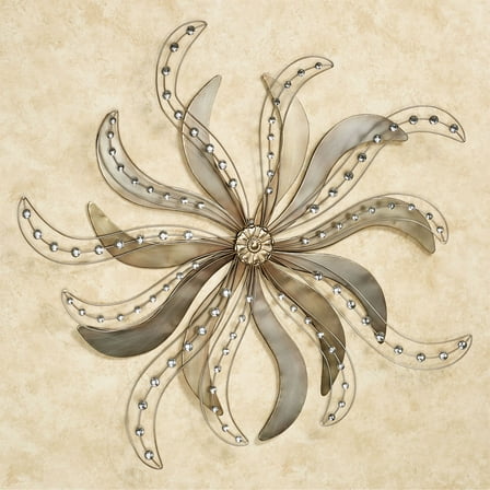 L Essence Metal Wall Art Platinum
