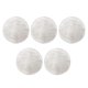 thumbnail image 1 of 2x5 Piezas 8cm Almohadillas Desmaquillantes Faciales Reutilizables Colco de Bambú Blanco, 1 of 8