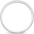 thumbnail image 2 of Platinum 2mm Half-Round Wedding Band (Size 4) Made In United States phr020-4, 2 of 5