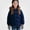 Navy, variant on Teylalorva Girls Outerwear Jackets Reversible Fleece Lined Hooded Puffer Coat Warm Winter Outdoor Coat(1-12) Black Size 3T