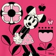 thumbnail image 2 of Disney - Minnie Mouse with Flowers & Butterflies - Men's Crew Neck Fleece Pullover, 2 of 4