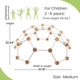 thumbnail image 2 of Little Partners Indoor Climbing Gym Active Play Equipment, Solid Wood Montessori Space Dome Climber for Toddlers 2-6 Years, Maximum 100 lb. Capacity, Medium, 2 of 9