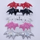 thumbnail image 2 of Tela de cuero con alas de murciélago demonio, apliques acolchados para disfraz de Halloween, pinzas para el pelo de vampiro, parches de decoración, 3,5x6CM, 40 unids/lote, 2 of 4