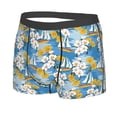 thumbnail image 2 of Bingfone Flower and Sail Boat Men's Underwear - Casual Stretch Boxer Briefs-Large, 2 of 9