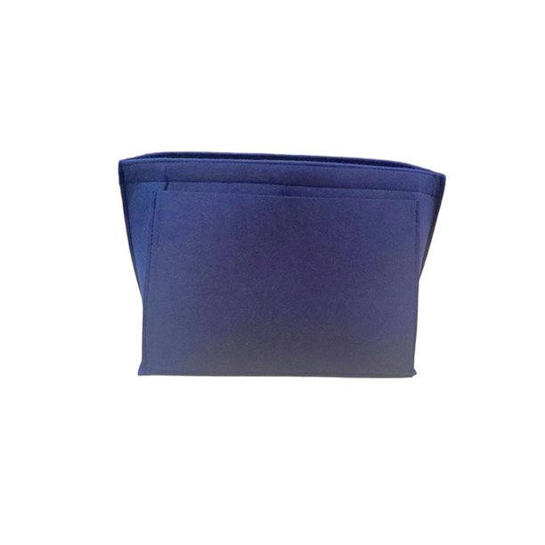 Organizador de bolso de fieltro con múltiples compartimentos y bolsillo con cremallera. Organiza tu bolso para mujer.