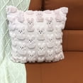 thumbnail image 4 of 2pcs Plush 3D Easter Bunny Throw Pillows,Easter Pillow Covers - Easter Bunny Decor, Cozy Textured Cushions for Couch/Bed, 4 of 5