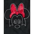 thumbnail image 4 of Disney Minnie Mouse Velour Drop Shoulder Sweatshirt and Jogger Pants Outfit Set Toddler to Big Kid, 4 of 5