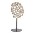 thumbnail image 4 of Soporte para cabeza de peluca, soporte para sombrero, salón de casa multiusos, decoración del hogar, exhibición de cabeza de peluca, cabeza de maniquí Oro, 4 of 8