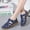Dark Blue, variant on Women's Closed-Toe Cut-Out Casual Sandals Hook-and-Loop Soft Sole Breathable Summer Footwear Pink 40