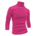 thumbnail image 1 of INSPIRE CHIC Men's Pullover Turtle Neck Long Sleeves Stretchy Slim Fit Tops, 1 of 7