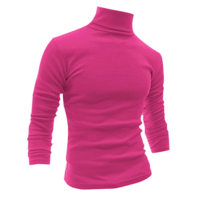 INSPIRE CHIC Chandail à Col Roulé pour Homme à Manches Longues Extensible Coupe Ajustée