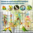 thumbnail image 6 of Armscye 4 Pack Bird Shredding Toys, Parrots Chewing Hanging Foraging Toys Parrots Cage Shredder Toys Birds Budgies Cage Accessories for Small Parakeets, Conures, Love Birds, Finches, 6 of 7
