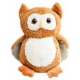 thumbnail image 1 of Milaget Cute Owl Plush Toy Decor Simulation Figure Comfort pillow Owl Stuffed Animal Brown 25cm, 1 of 8