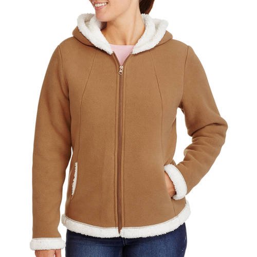 Faded Glory Bonded Sherpa Jacket - Walmart.com