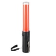 thumbnail image 1 of Bastón de seguridad vial de 26 cm con luz LED para control de tráfico con 3 modos de parpadeo para emergencias., 1 of 5