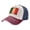 Navy And Red, variant on Vintage Italian Flag Baseball Cap Distressed Adjustable Vintage Cotton Denim Hat for Women Men