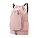 thumbnail image 4 of Mochila deportiva para baloncesto, equipo con compartimento para zapatos, mochila de tenis, bolsa para raqueta de bádminton, para acampar, para hombre Rosa, 4 of 8