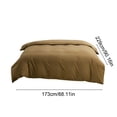 thumbnail image 4 of Sentmoon Comforter Cover Bedding Set Washed Solid Color Core Soft Comforter Style Dorm Bed Set Breathable Lightweight Cozy Fabric Fresh Tone Set for Apartment Guest Room and Easy Refresh, 4 of 8