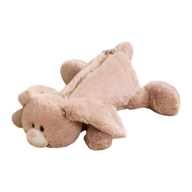 Estuche de peluche, estuche para lápices, bolsa de papelería de peluche, estuche para lápices para camello