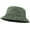 Army Green, variant on Bucket Hat, Wide Brim Washed Denim Cotton Outdoor Sun Hat Flat Top Cap for Fishing Hiking Beach Sports
