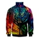 thumbnail image 4 of Chaquetas con estampado de tigre en 3D para hombre, chaqueta informal de manga larga a la moda, ropa de calle transpirable, abrigos holgados y cómodos con cremallera, 4 of 4
