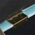 thumbnail image 3 of Elle Decor Collette Tufted Storage Bench in French Blue Velvet, 3 of 9