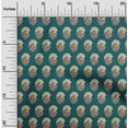 thumbnail image 1 of oneOone Organic Cotton Poplin Twill Fabric Leaves & Floral Block Fabric Prints By Yard 42 Inch Wide, 1 of 4