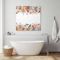 thumbnail image 3 of Vintage Flowers Wall Art Painting on Canvas, Spring Floral Botanical Pastoral Canvas Art Home Prints Wall Art Framed Modern Artwork for Living Room Bedroom Wall Decor 16x16in, 3 of 9