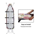thumbnail image 5 of KUIFORTI Hummingbird Ironing Board Cover and Pad 15x54 Inch,Colorful Flowers Ironing Board Tabletop Cloth Heavy Duty Iron Board Cover Dust Cover Durable Ironing Board Pad for Home Decorations, 5 of 6