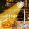 thumbnail image 4 of Fichiouy Food Heat Lamp with 250W Bulb Commercial Food Warmer Lamp with Single Head & Flexible Arm Electric Portable Infrared Heating Lamp for Buffet Restaurant Parties, 4 of 13