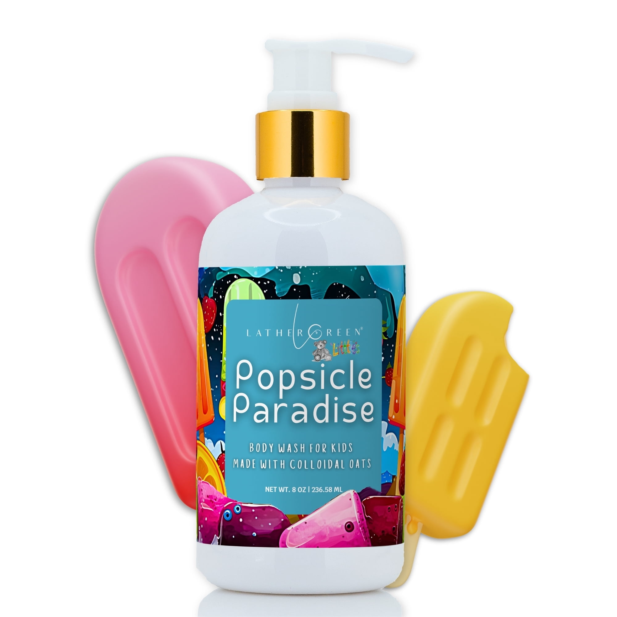 Popsicle Paradise Body Wash for Kids and Toddlers | Gentle Daily Cleanser