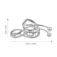 thumbnail image 2 of OULII Musical Note Hair Clips Metal Hair Claw Clip Secure Hold for Concerts 1Pcs, 2 of 8