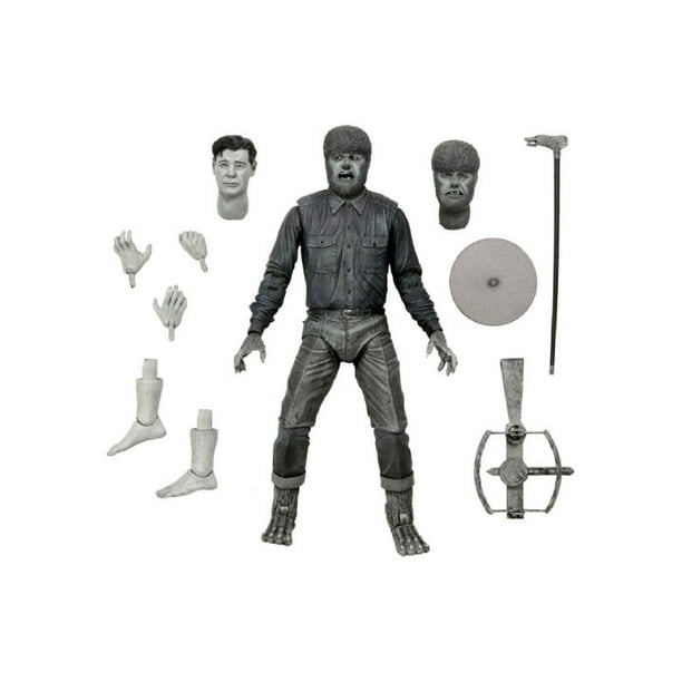 Universal Monsters - 7 Action Fig - Wolf Man Ultimate BW NECA NECA Neca Ultimate