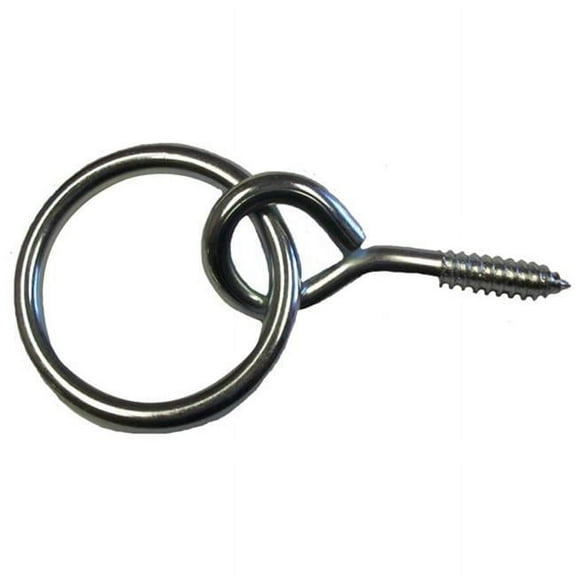 2 in. Hitch Ring G with 3.5 in. Screw Eye in Zinc Plated