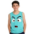 thumbnail image 3 of Favoffer Toddler Kids Boys And Fashion Cute Gradient Print Soft Sleeveless Bottom Camisole, 3 of 6