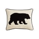 thumbnail image 1 of Bear Twill Decorative Pillow Black, 1 of 10