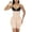 Nude, variant on Women's Women's High Waisted Hip Pads ShapewearBody Shaper Maternity Spandex Firm Boyshort Underwear Shaper Shorts Tummy Control Nude Medium
