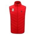 thumbnail image 2 of Odeerbi Halloween Heated Vest with 4 Heating Zones for Men Women Lightweight Winter Warm USB Rechargeable Heated Jacket Plus Size Ghost Print Heated Coat Red without Power Bank, 2 of 4